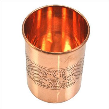 Designer copper tumbler