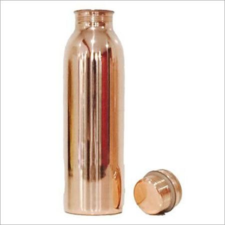 Pure Copper Ayurvedic Water Bottle  Leak-Proof Seal Cap