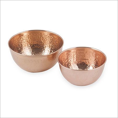 Hammered Copper serving Bowl